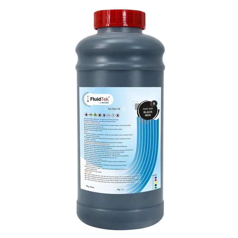 FluidTek Dye-Base Black Ink
