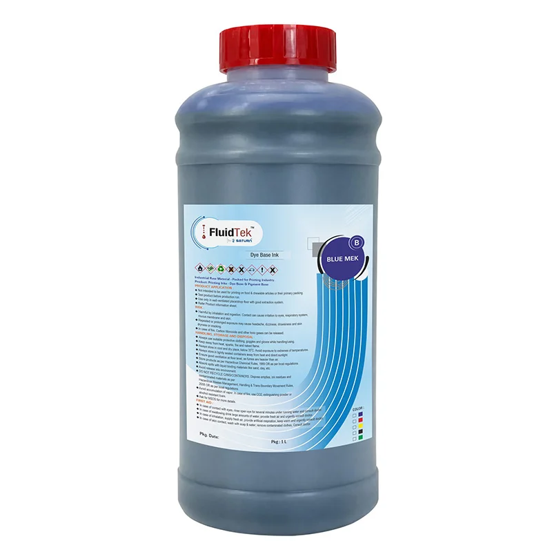 FluidTek Dye-Base Blue Ink