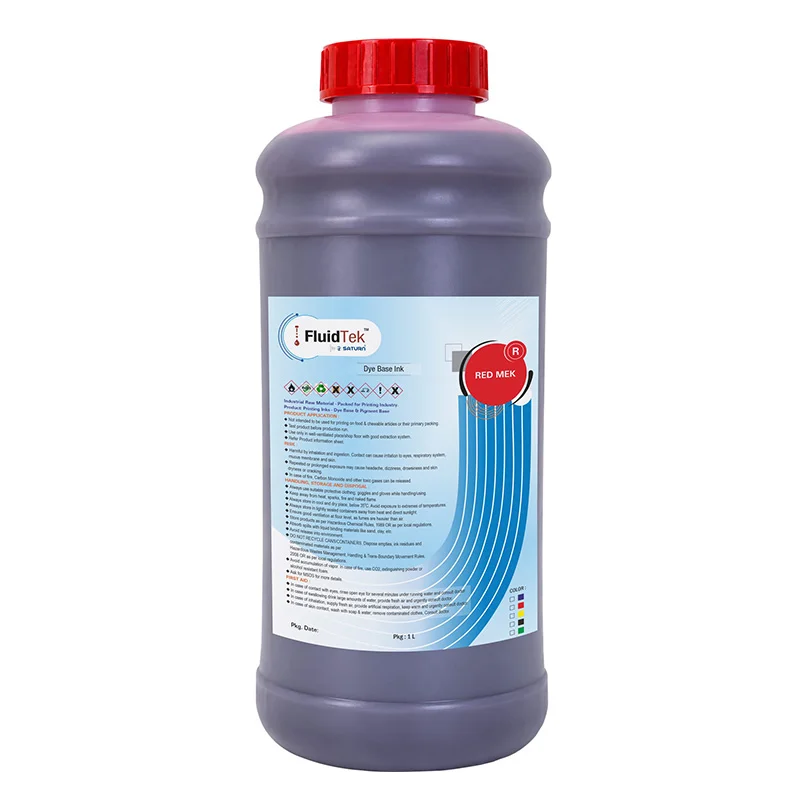 FluidTek Dye-Base Red Ink