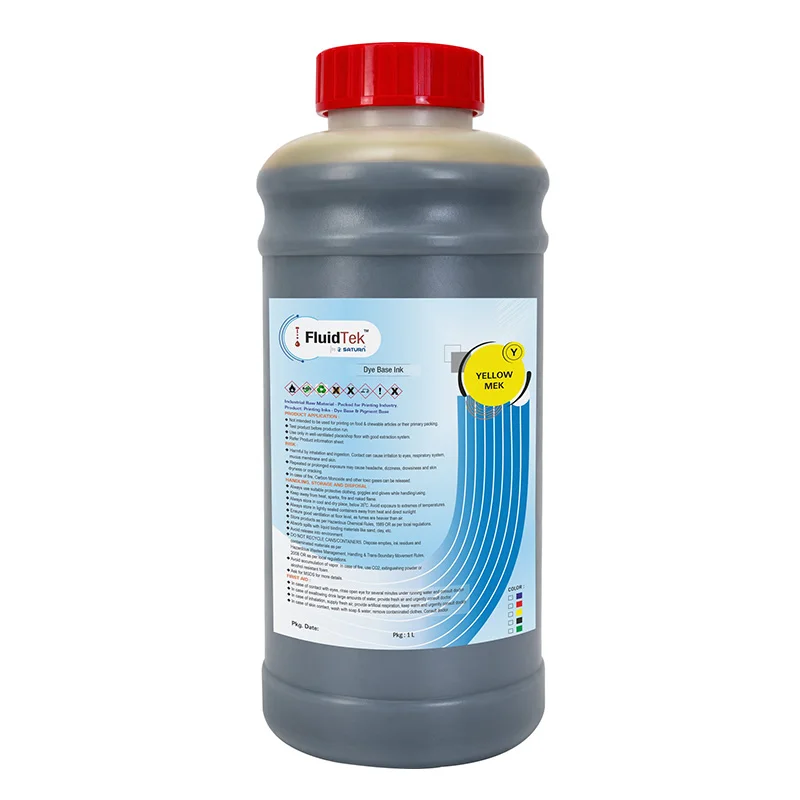 FluidTek Dye-Base Yellow Ink