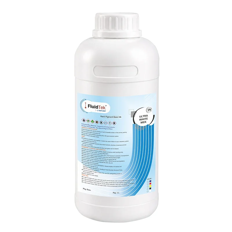 FluidTek Hard-Pigment Base Ultra White MEK Ink