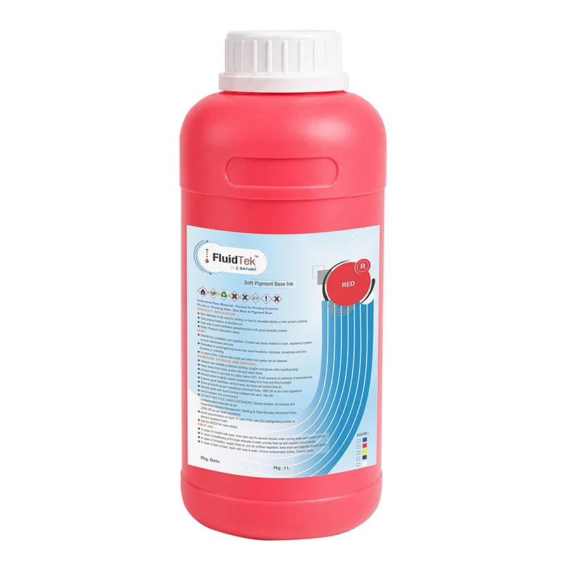 FluidTek Soft-Pigment Base Red Ink